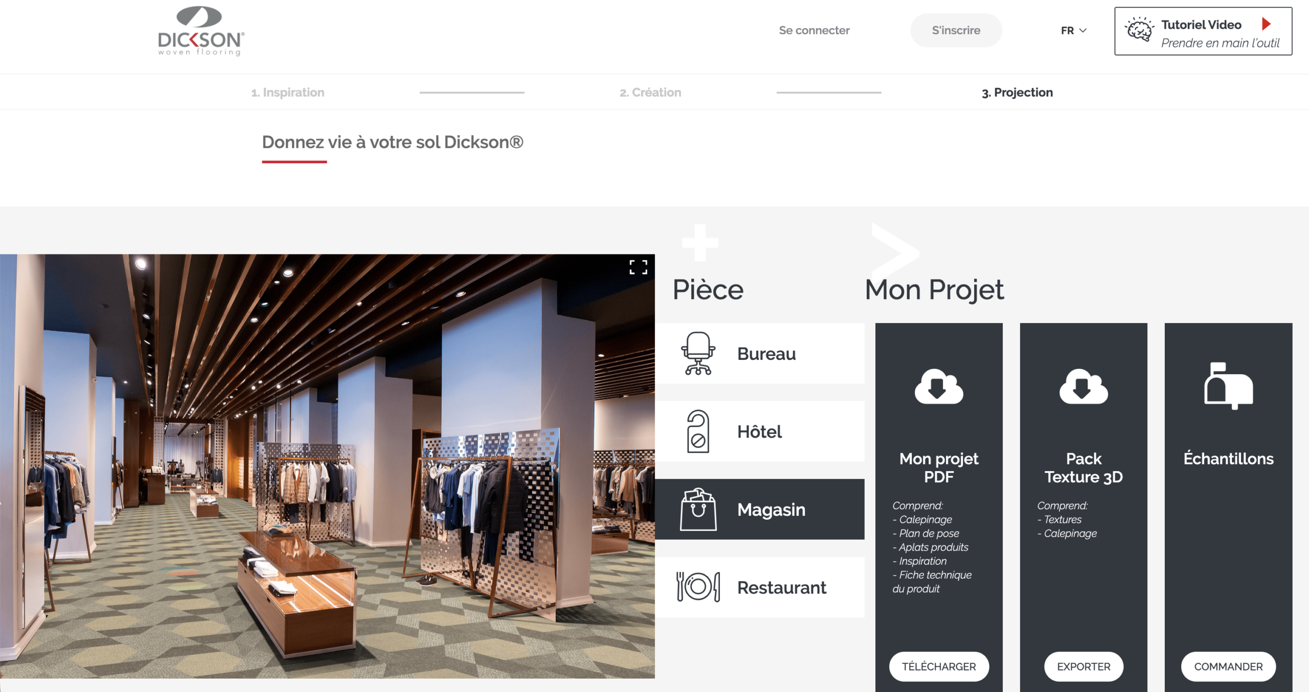 Projection Dickson Flooring Project